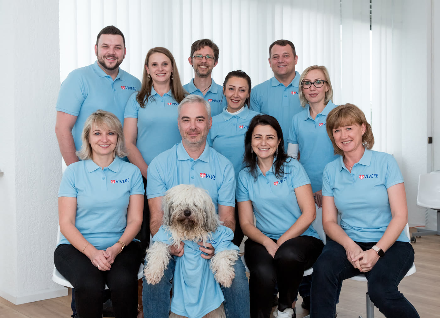Das Team des Vivere Pflegedienstes in Stuttgart